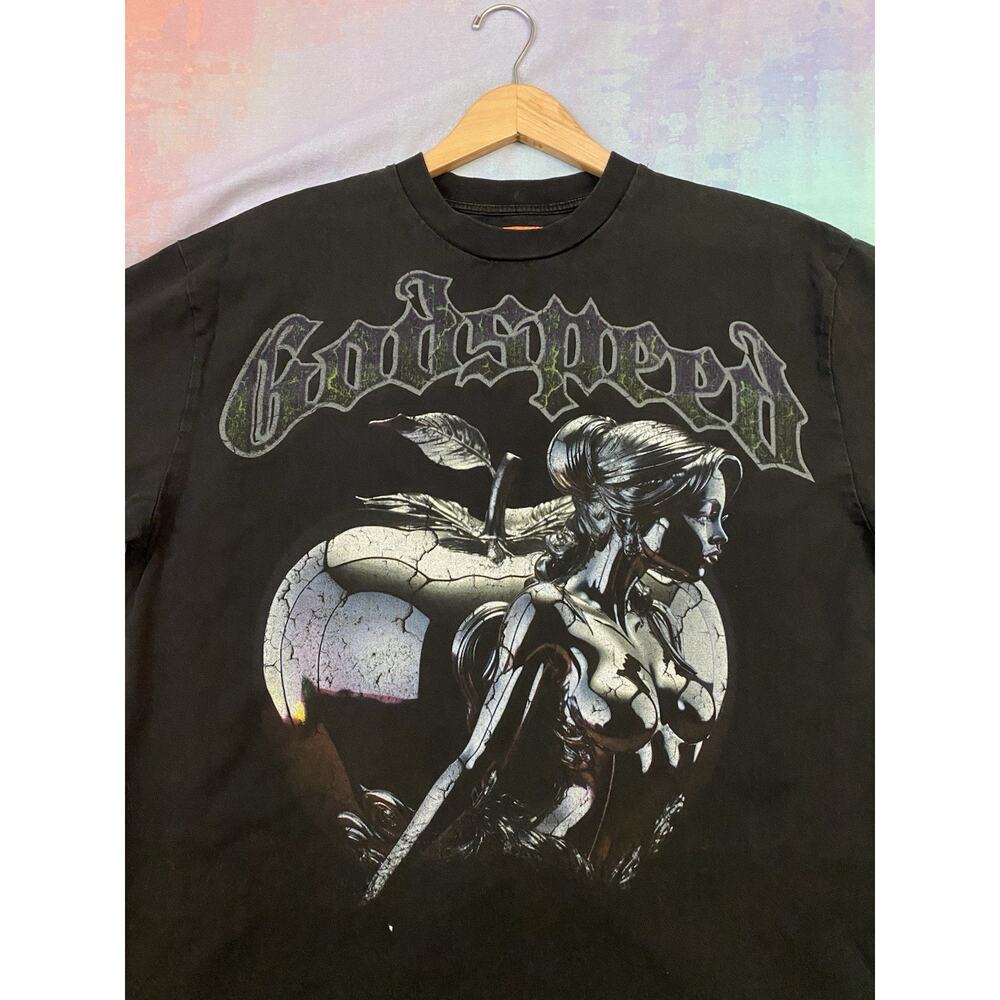 Godspeed F/W 2023 Archives Firturistic Woman T Shirt Boxy Graphic Tee Sz M Alt - Picture 3 of 8
